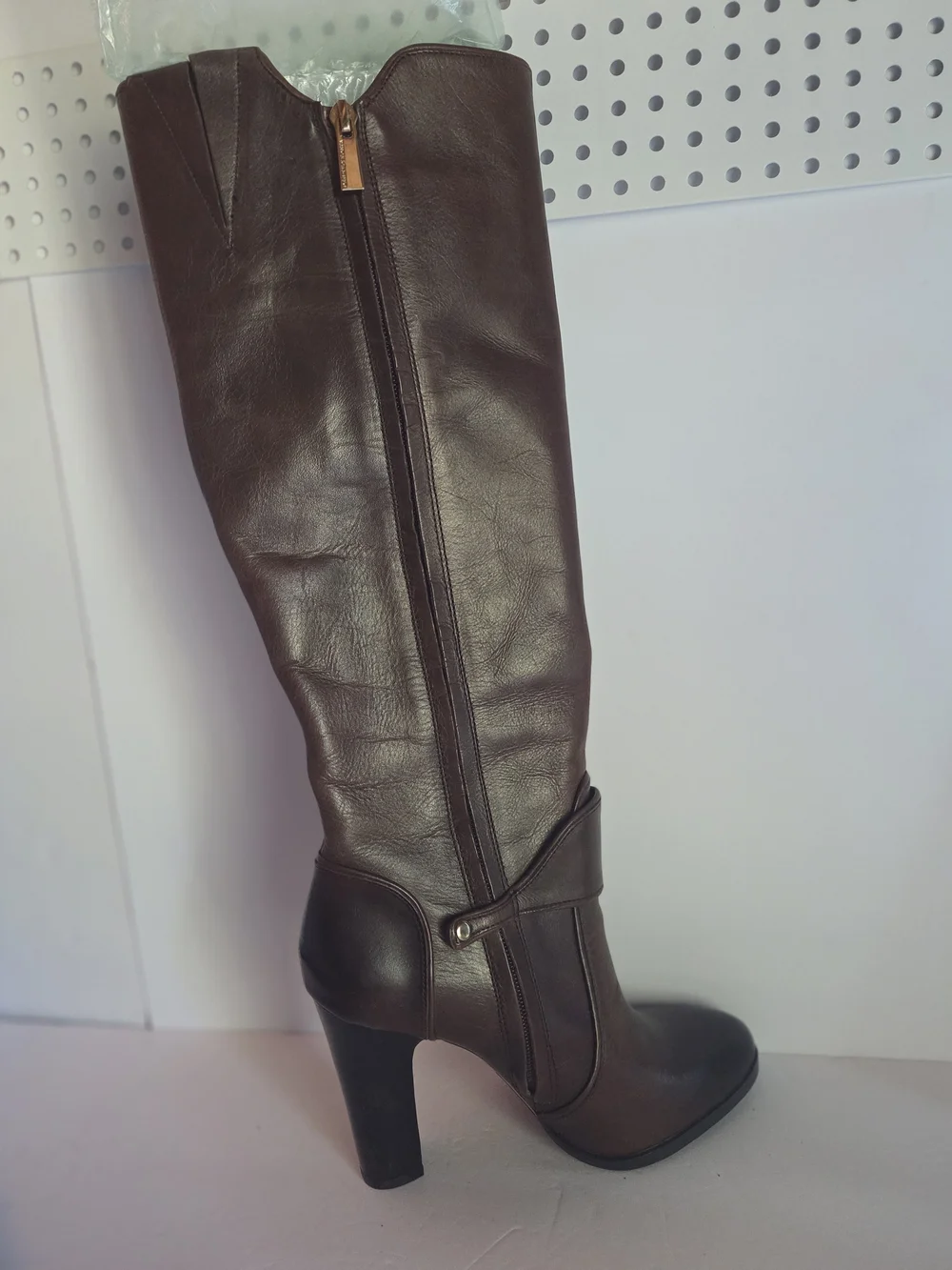 Vince Camuto Tall Brown Leather Over-the-Knee Boots